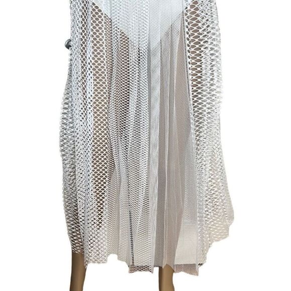 NWT Wolford Fading Net Skirt White L - Picture 8 of 16